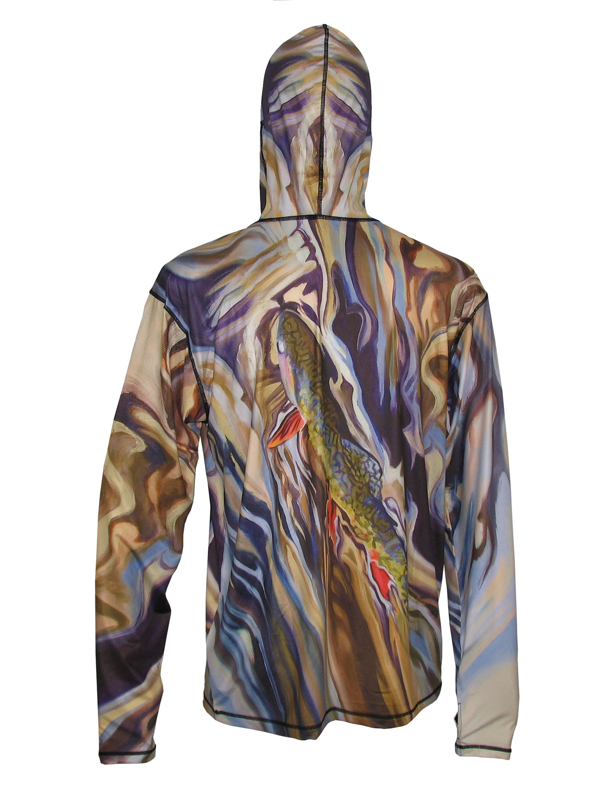 UGV Brook Sunpro fishing hoodie running clothes or on the river fishing clothes offering great sun protection from harmful UV light, while keeping you cool.