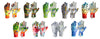 Sun Protective Fly Fishing Fish Print Gloves
