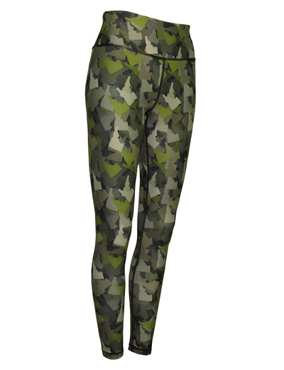 Buy Camouflage Print Activewear Ankle Length Tights in Olive Green Online  India, Best Prices, COD - Clovia - AB0057P17
