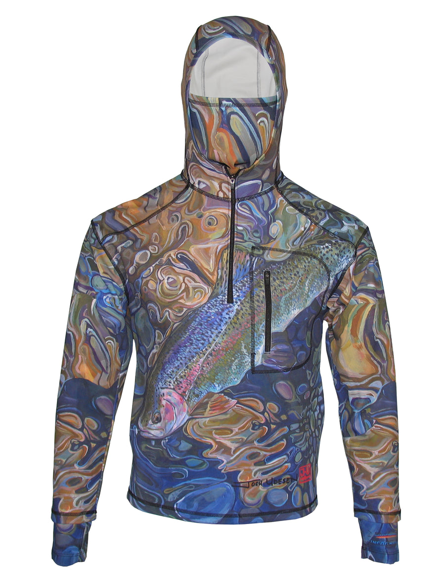 savage gear hoodie Brook Body Heavyweight 1/4-Zip FlexShell Fishing Hoodie