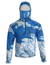 Making Tracks Heavyweight 1/4-Zip FlexShell Mountain Hoodie With Neck Gaiter