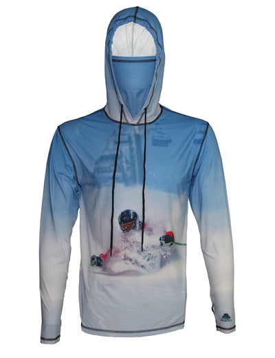 Pow 2 Lightweight Mountain Graphic Hoodie