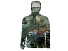 Secluded Brook Trout Heavyweight 1/4-Zip FlexShell Fishing Hoodie