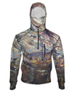 Secluded Brown Trout Heavyweight 1/4-Zip FlexShell Fishing Hoodie