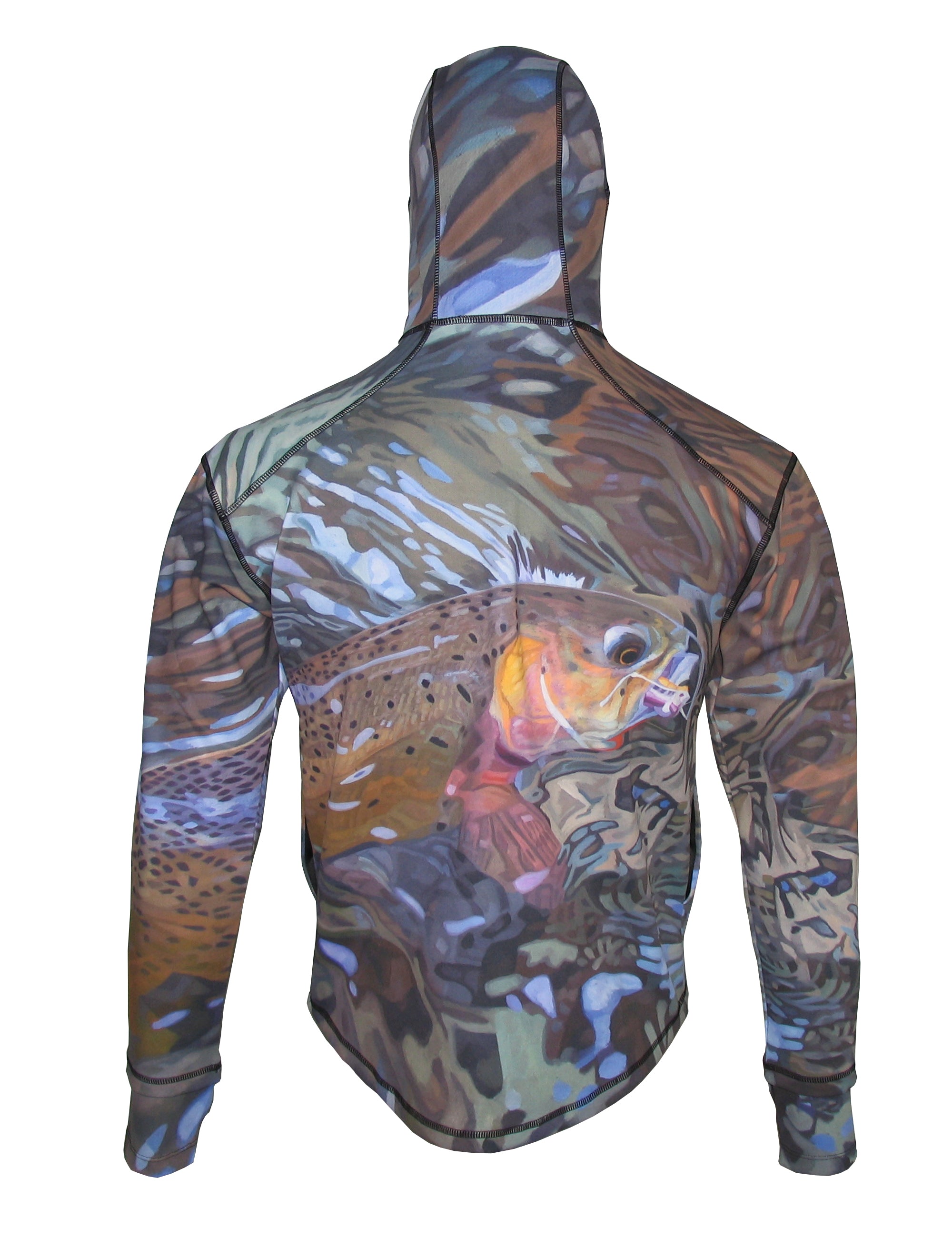 Secluded Cutty Heavyweight 1/4-Zip FlexShell Fishing Hoodie