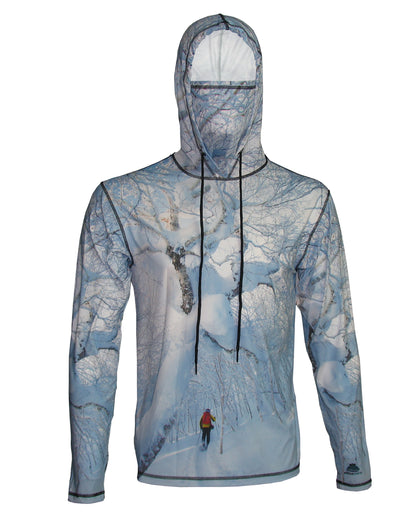 Snowcrossed Lightweight Mountain Graphic Hoodie