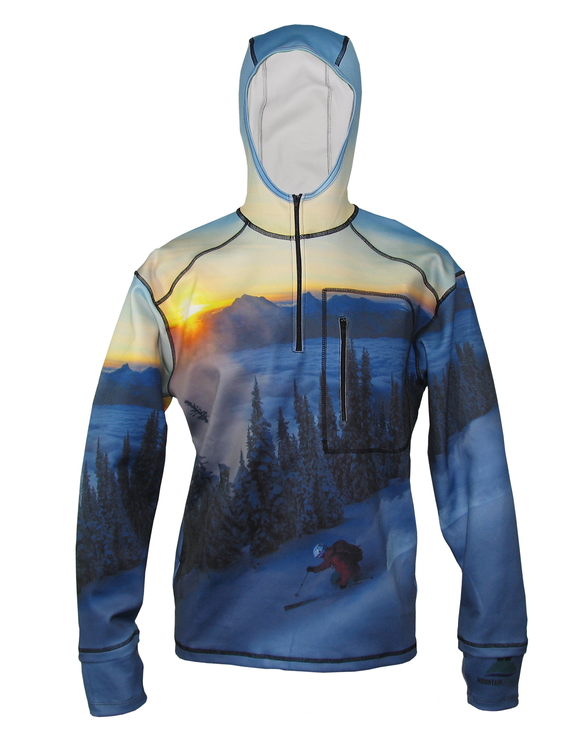 Above The Clouds 1 4 Zip FlexShell Hoodie Outdoor Clothing Apparel Cognito Brands Inc
