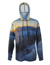 Above The Clouds SunPro Hoodie mountain clothing brand offers SPF Protection from harmful UV Rays.  Enjoy the picture hoodies or just spend a day skiing. 