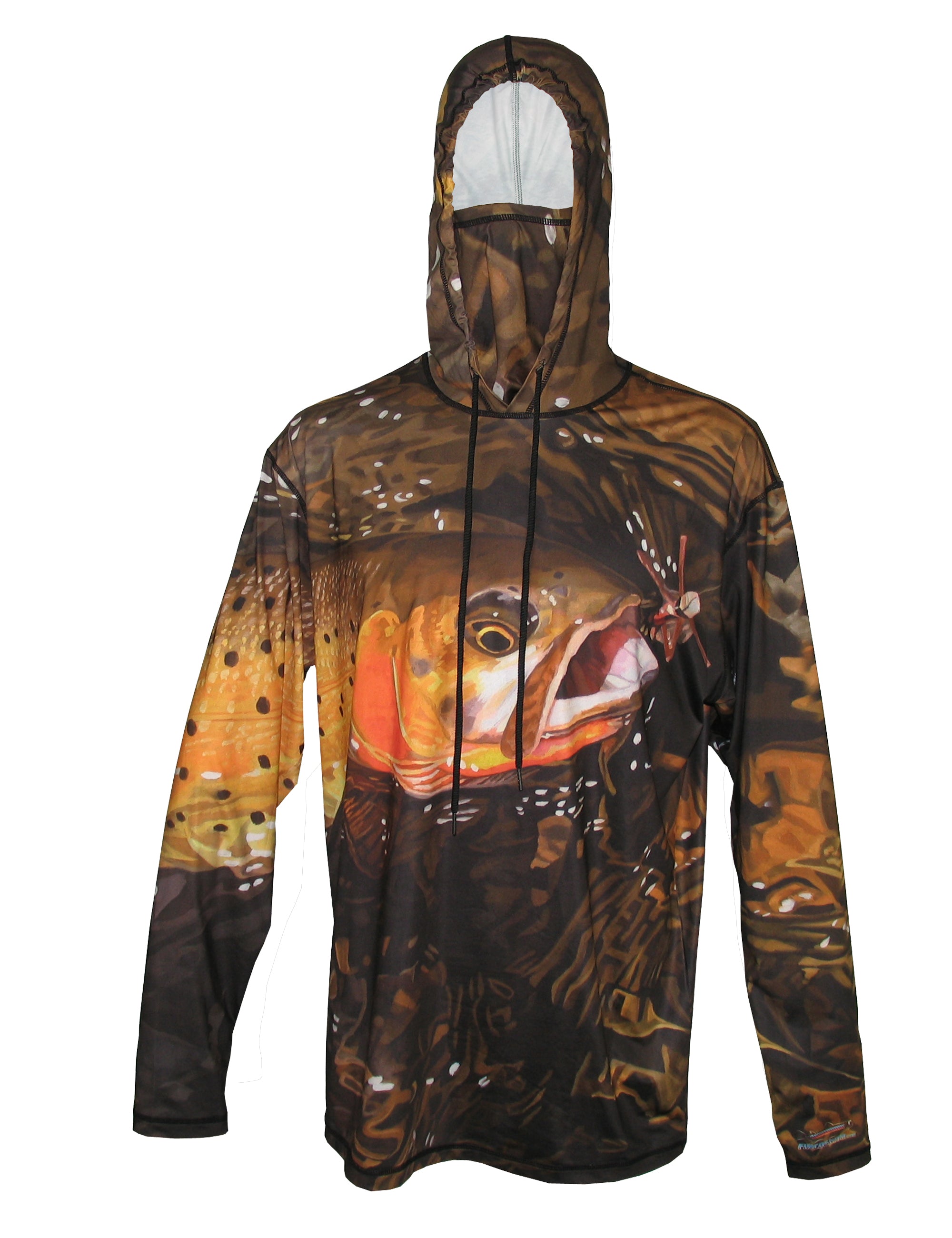 Fincognito Sunpro Hoodie Cutthroat Fish Print Fly Fishing