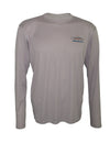 Men's Sun Protective Fishing Shirt Grey/Whiplash Rainbow Trout