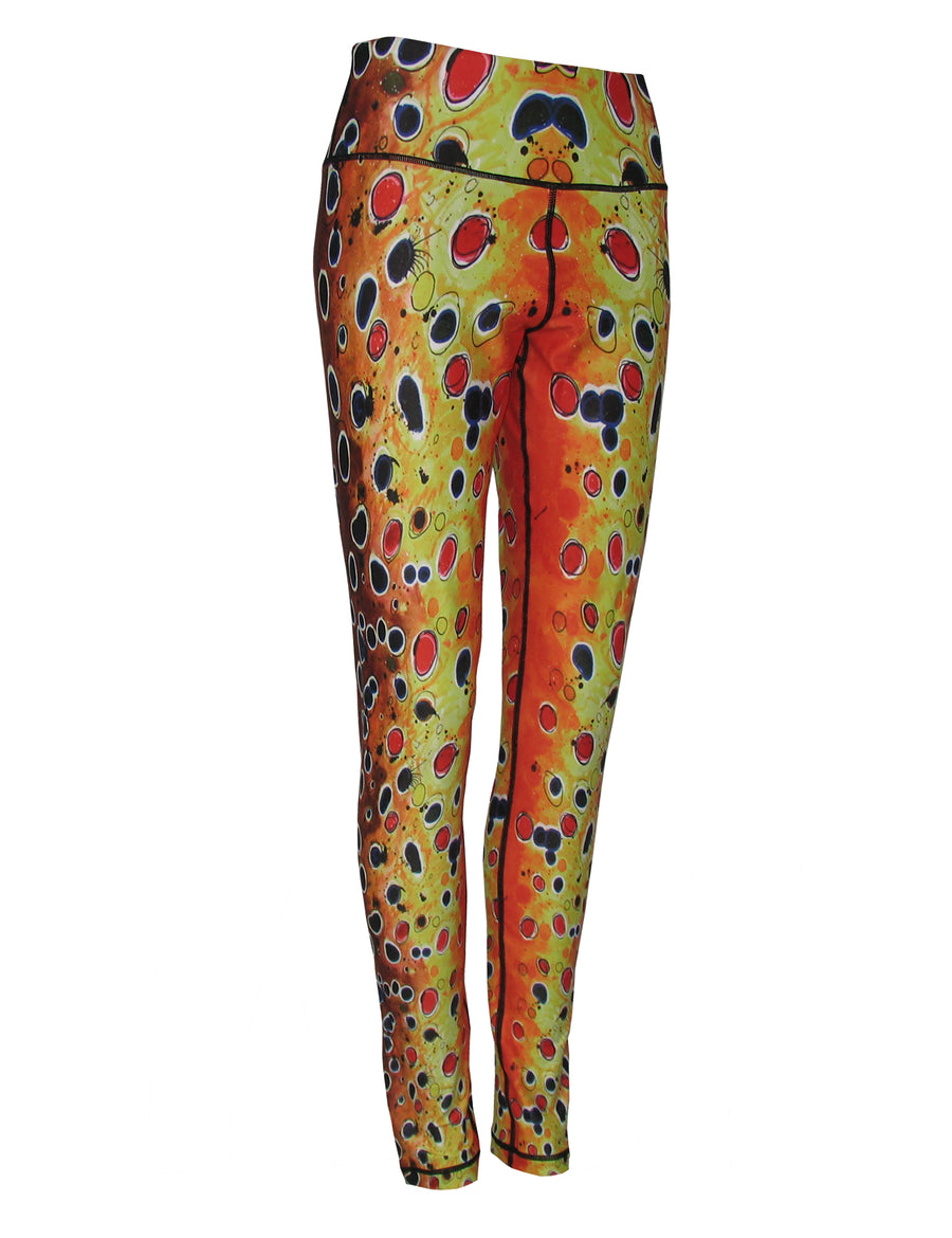 Fish Print Patterned Leggings  Women's Fly Fishing Clothing & Apparel -  Cognito Brands, Inc.