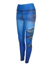 Porpoises surfing and diving beach leggings offer sun protection, perfect for a day at the beach or on the ocean. 