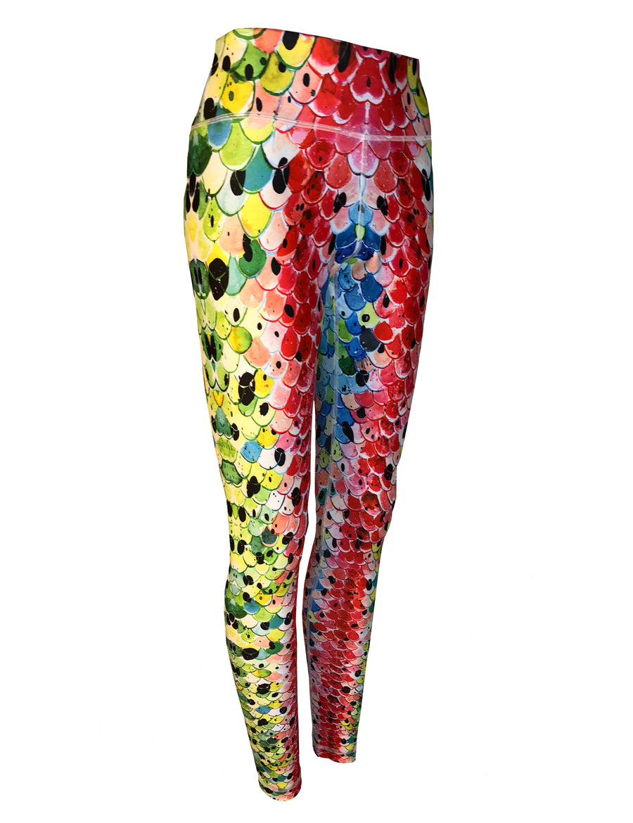 Colorful Feathers Print Youth Leggings – Stonecrowe Trading Co.