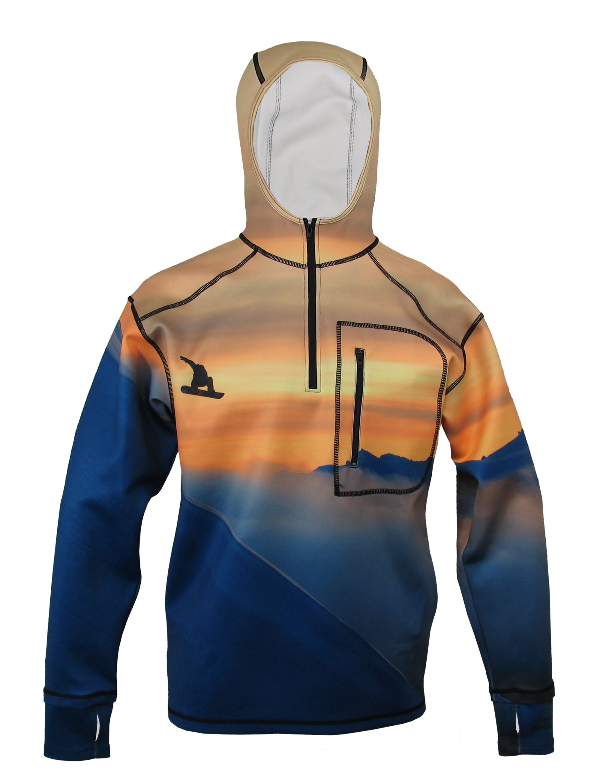 スウェット・トレーナー OBJECTS IV LIFE 'Boulder Print' hoodie OBJECTS IV LIFE Boulder-print Cotton Hoodie | Blue | FARFETCH