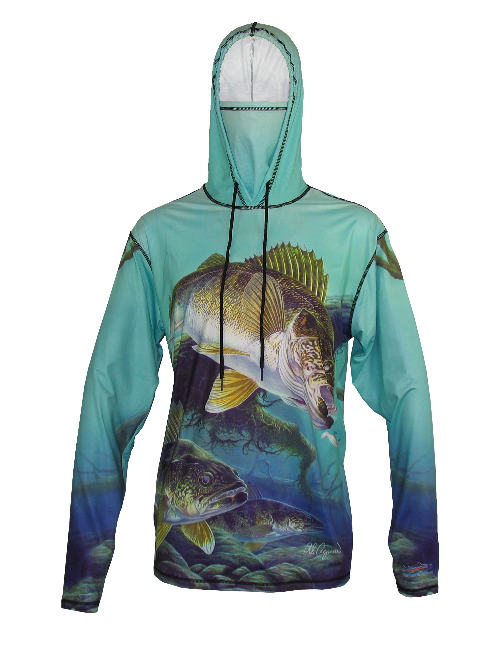 Walleye Graphic Fishing Hoodie Fly Fishing Clothing and Apparel